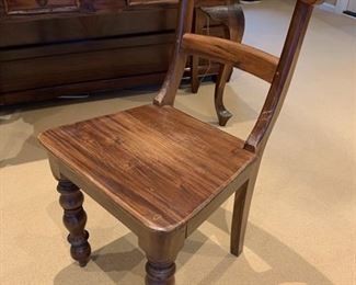 102. Wood Side Chair (19" x 18" x 35")