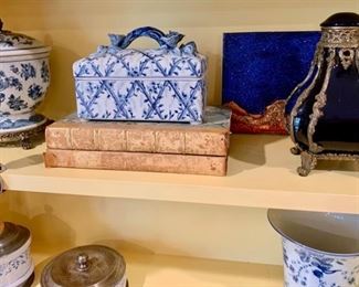 Collection of Blue & White Asian Ceramics