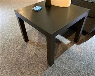 170. Pair of Ikea Black Side Tables (21" x 21" x 18")