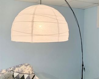 168. Ikea Arch Lamp w/ Paper Shade (86"h)