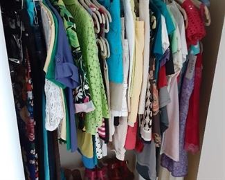 Women's designer clothing and shoes size 7