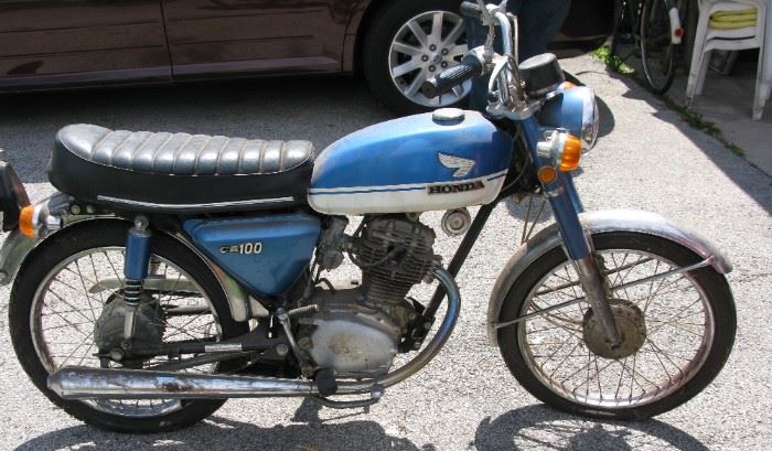 Hondo CC100 motorcycle, clear title, 1970, 78 original miles BUY IT NOW $ 1200.00