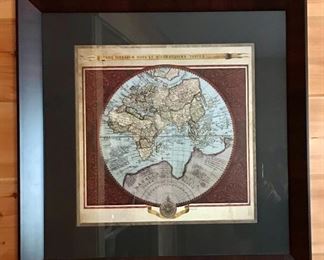 Vintage World Map print