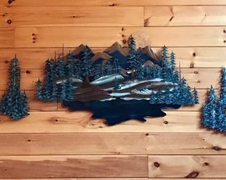 "Sisters and Brothers" Metal Art by local artist Ken Scott