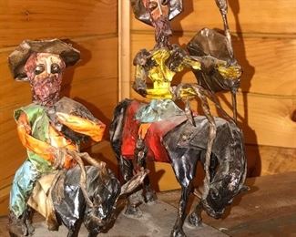 Paper mache figures