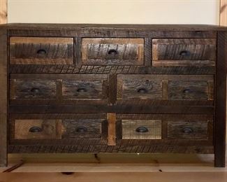 Nice rustic solid wood dresser