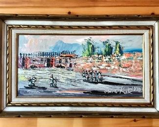 Original painting by Morris Katz