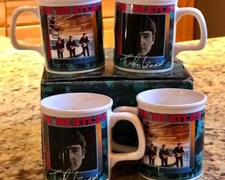 John Lennon "The Beatles" coffee mugs