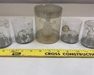 Blown Glass Animal Figurines