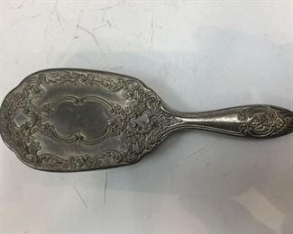 Silver Plate Hair Brush