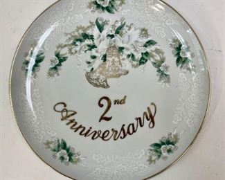 2nd Anniversary Plate