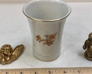 Gold Gilt Cherub Decor