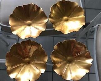 Gold Flower Butter Pats