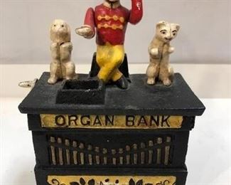 organ grinder monkey bank