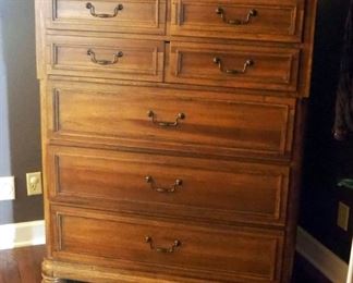 Solid Wood Cedar Lined 7 - Drawer Chest Of Drawers, 57" x 20" x 45"