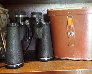 Vintage Cyklop Deluxe AntiReflex Binoculars, And Western Field 10 x 50 Extra Wide Angle Binoculars