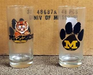 University Of Missouri Printed Drinking Glasses, Qty 48