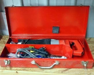 Milwaukee Electric Sawzall, Model 6521-21, In Metal Carrying Case