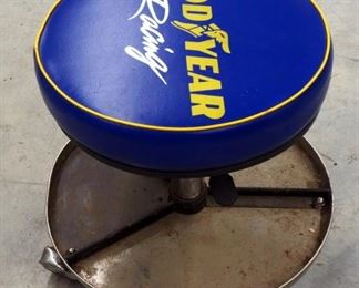 Goodyear Racing Rolling Mechanics Stool