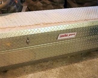 Weather Guard Diamond Plate Aluminum Truck Bed Tool Box, 19" x 61" x 19.5"