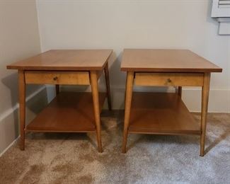 Pair of MCM Style End Tables