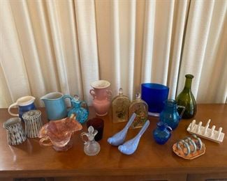 Pottery and Glass Lot