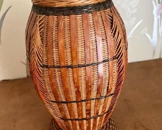 Shanghai Woven Wicker Vase