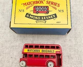 New In Box "Matchbox Series" double decker bus, Rare.