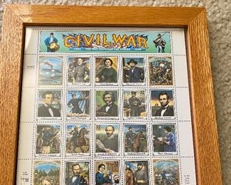 "1994" Block of 20 Civil War Stamps