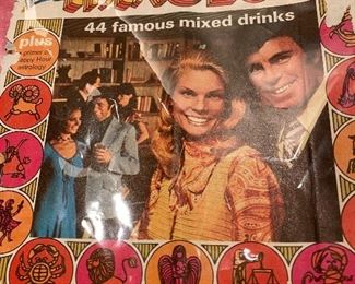 Bar and vintage drink booklets