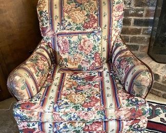 Vintage chair, shows wear & needs upholstered.