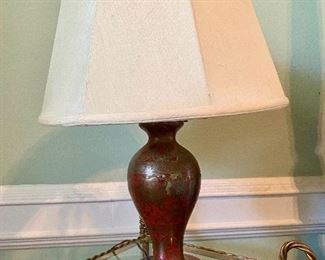Oriental metal lamp