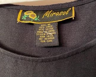 Mirasol dress tag