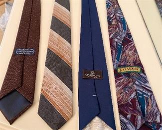 Men's ties (J Garcia, Givenchy, Jacobs Roberts)