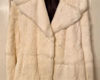 White Rabbit Fur Jacket