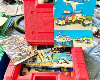 Lego case with leg books