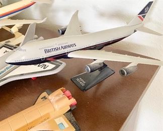 British Airways Model Plane
