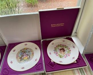 Royal Doulton Valentine plates 