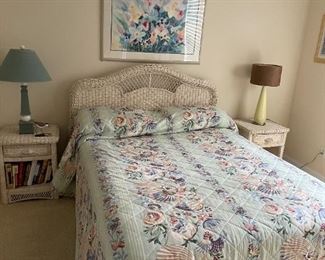 Nice wicker bedroom set