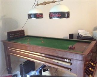 Sams Bros, Ltd English snooker pool table. Perfect!