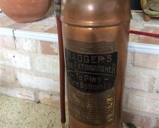 Copper Badger’s fire extinguisher