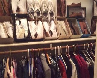   clothes and shoes