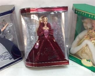 3 BARBIE SPECIAL EDITION DOLLS IN BOX
