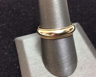 14KT GOLD RING, 5.9g, SIZE 10 JEWELRY