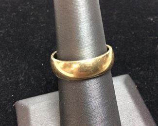14KT GOLD RING, 5.9g SIZE 6 