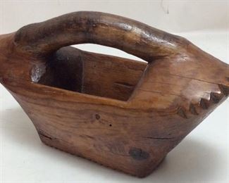 HAND MADE WOOD BASKET