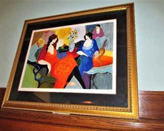 Itzchack Tarkay signed serigraph