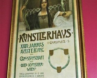 Alois Hans Schram 1902 Kunstlerhaus lithograph