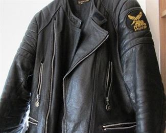 Vintage 1970s Moto Cuir leather jacket