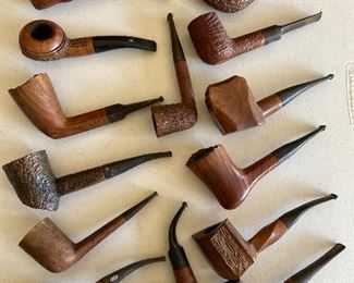 Many English pipes.